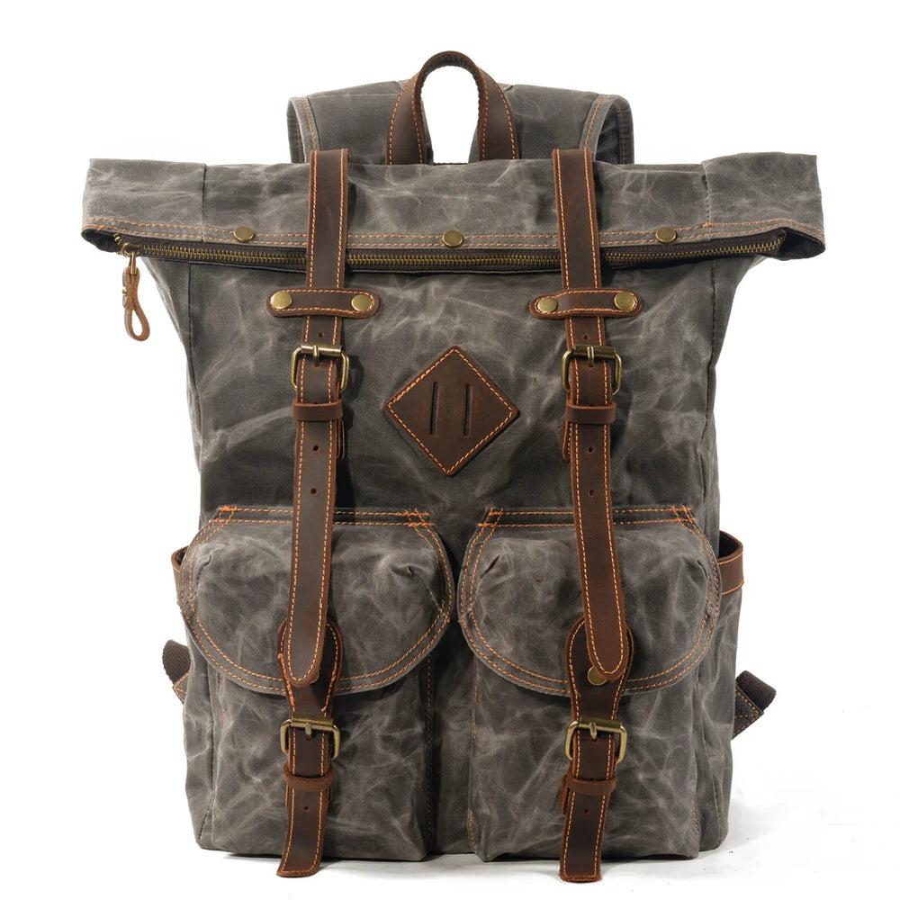 Vintage Waterproof Rucksack Travel Backpack