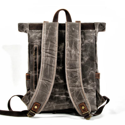 Vintage Waterproof Rucksack Travel Backpack