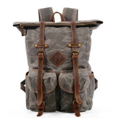 Vintage Waterproof Rucksack Travel Backpack