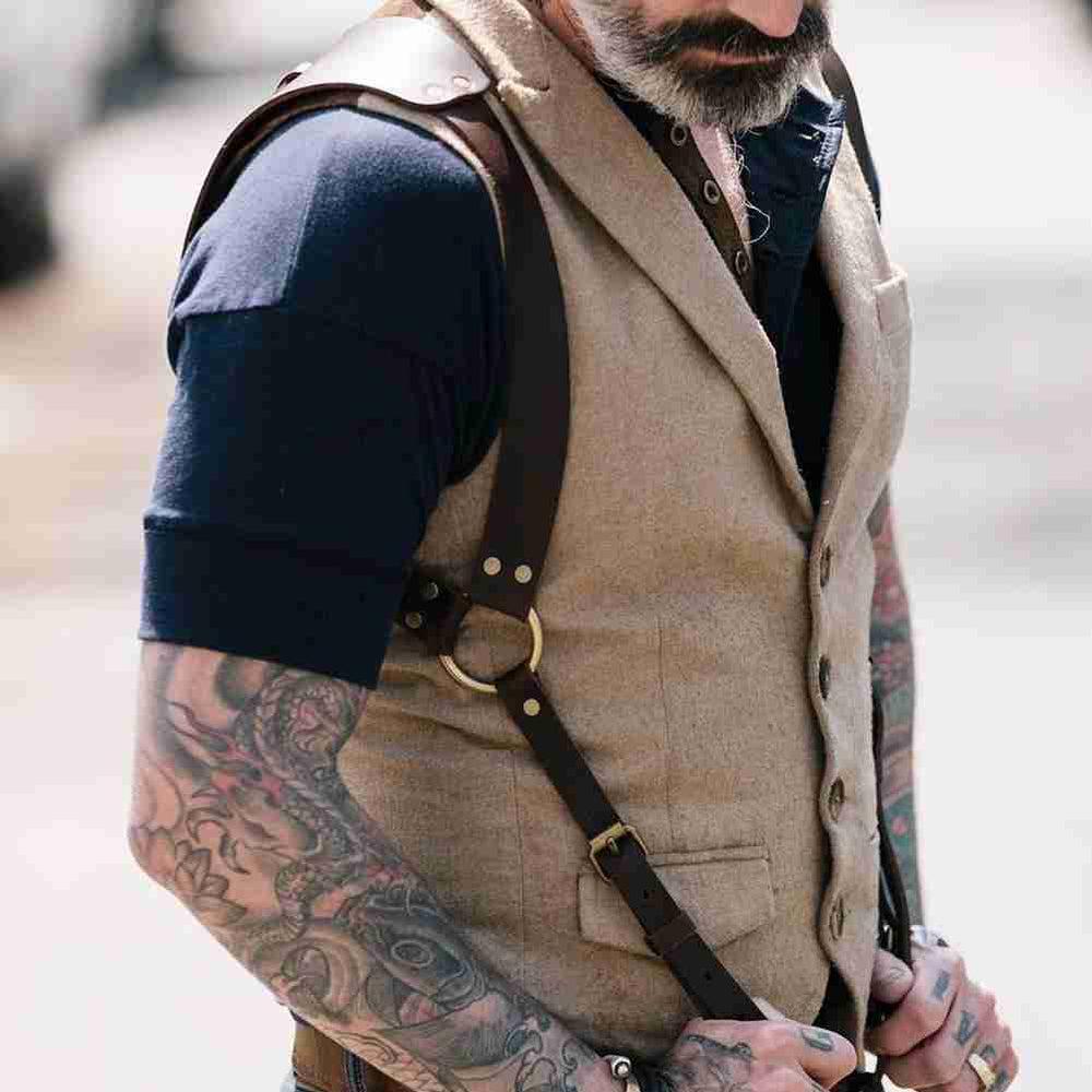 Adjustable Clip-on Holster Style Suspenders