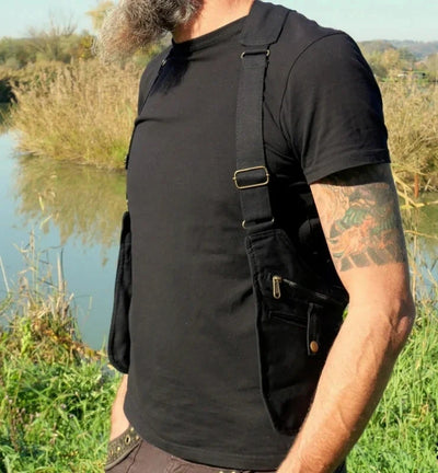 Durable Large Capacity Canvas Shoulder Holster
