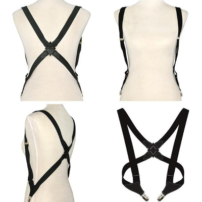 Adjustable Suspenders X Brace Style
