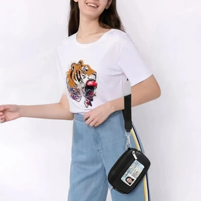 Adjustable Phone Lanyard Cross-Body Bag