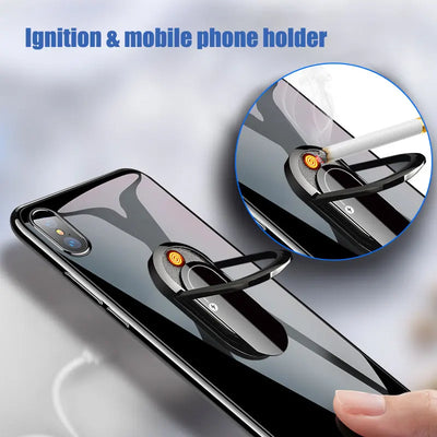 Phone Kickstand Lighter Attachement