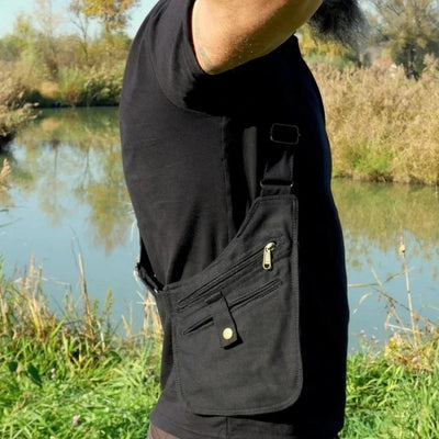 Durable Large Capacity Canvas Shoulder Holster