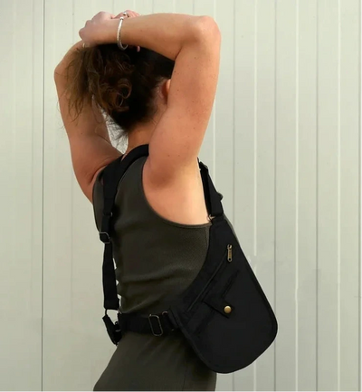 Durable Large Capacity Canvas Shoulder Holster