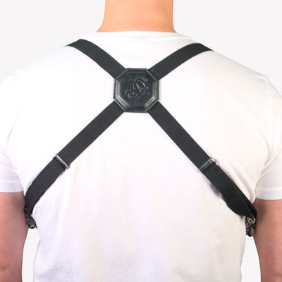 Cell Phone Leather Shoulder Holster (T-FIT) - Naiyah Gray - LD West