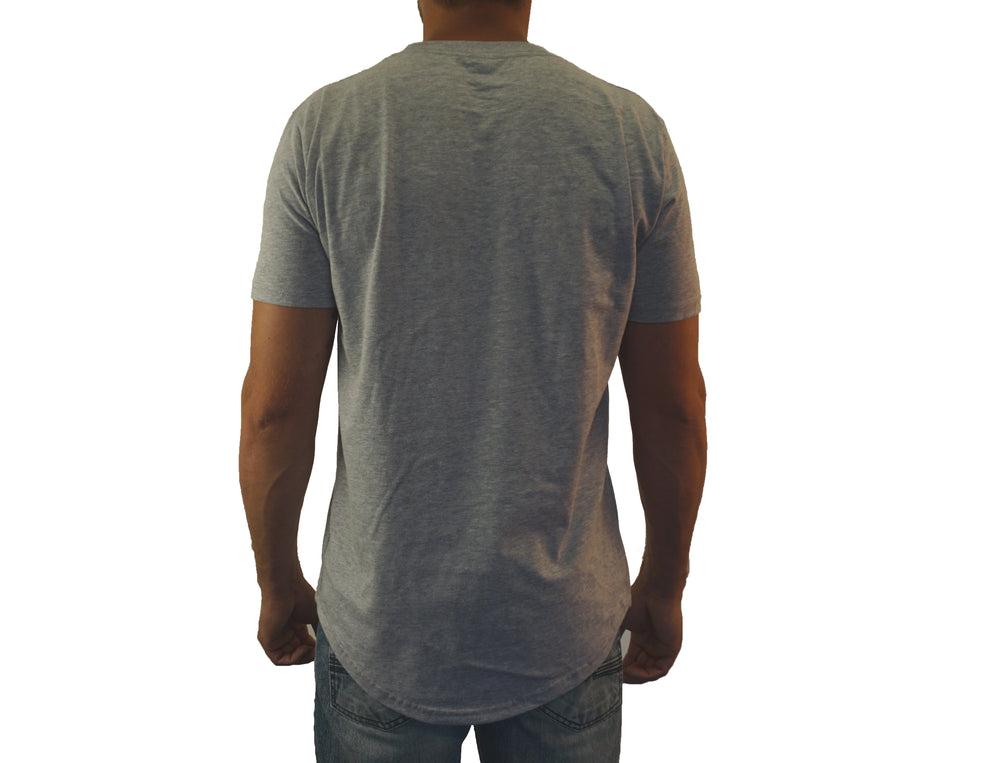 Scooped Tee - Gray - LD West