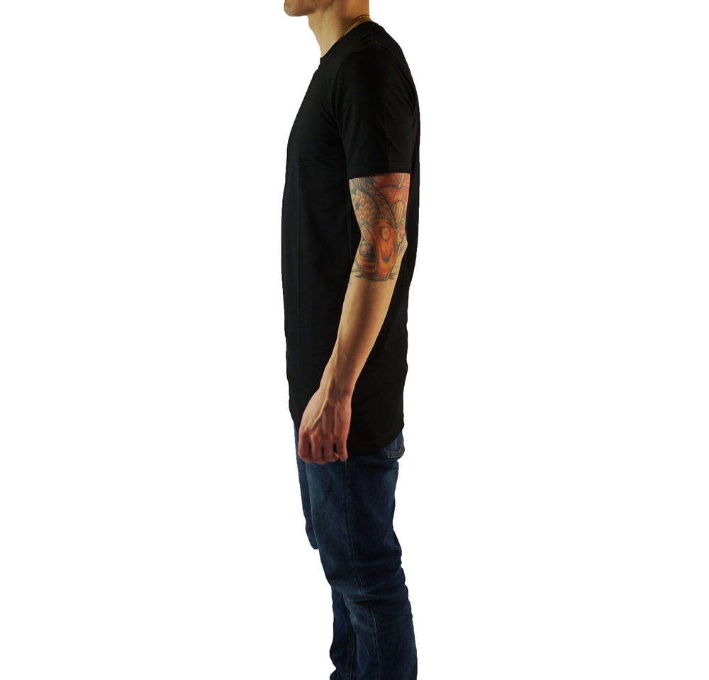 Straight Cut Tall Tee - Black & White - LD West