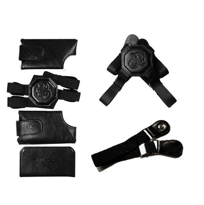 Motorcycle Bundle - Black Holster, Nylon Strap & Sport Chest Strap - LD West