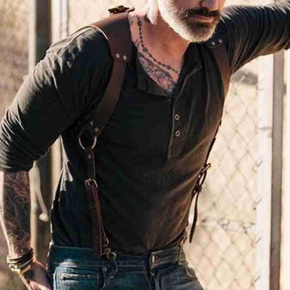 Adjustable Clip-on Holster Style Suspenders