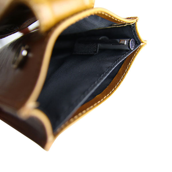 Leather Passport Wallet - Cognac - LD West