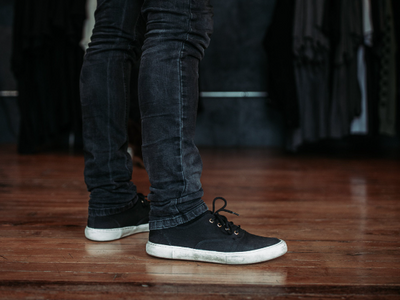 Luigi Sardo Low Cut Sneakers - Black & White